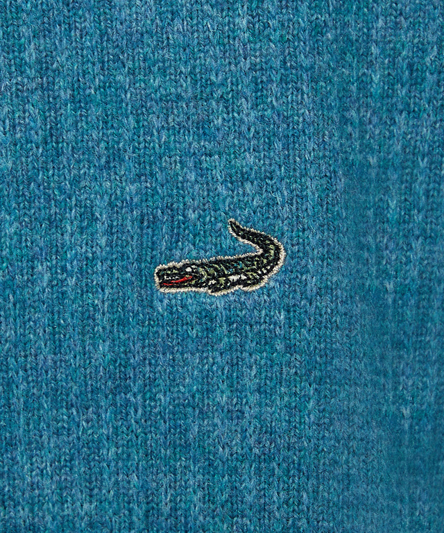 ウールブレンド ガンジー ニット【手洗いOK】