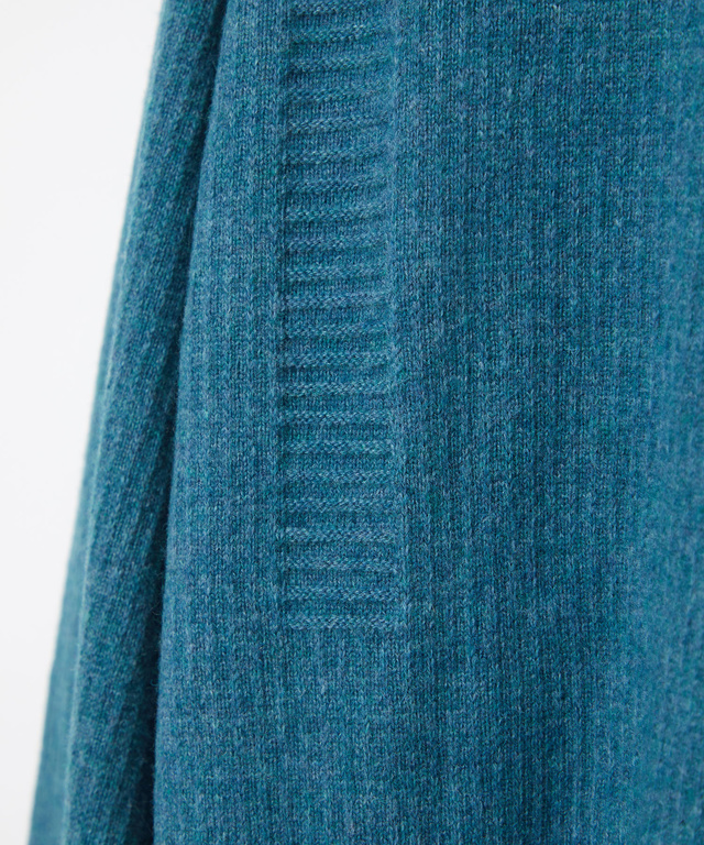 ウールブレンド ガンジー ニット【手洗いOK】