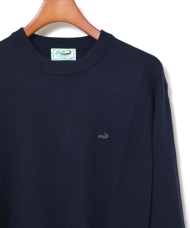 ウールブレンド ガンジー ニット【手洗いOK】