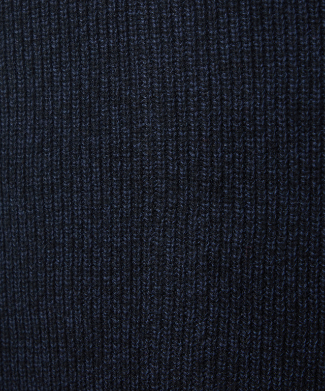 ウールブレンド ヘンリーネック ニット【手洗いOK】