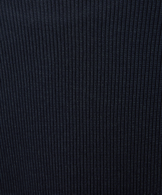 ウールブレンド リブ編み ニット【手洗いOK】