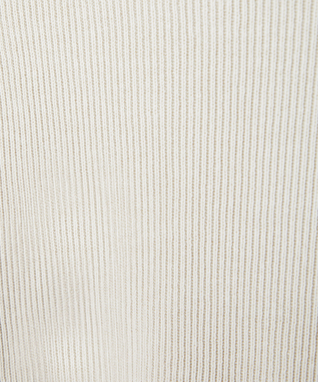 ウールブレンド リブ編み ニット【手洗いOK】