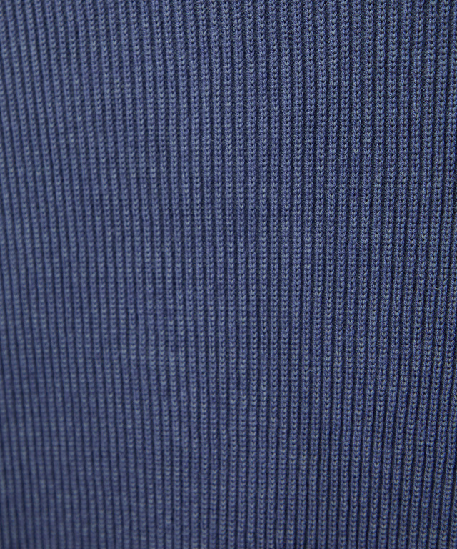 ウールブレンド リブ編み ニット【手洗いOK】