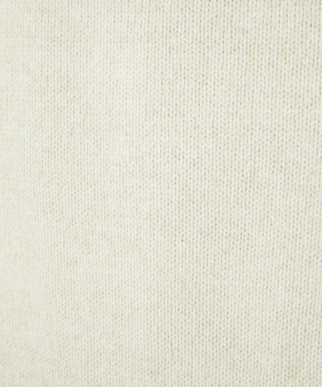 ウールブレンド ヘンリーネック ニット