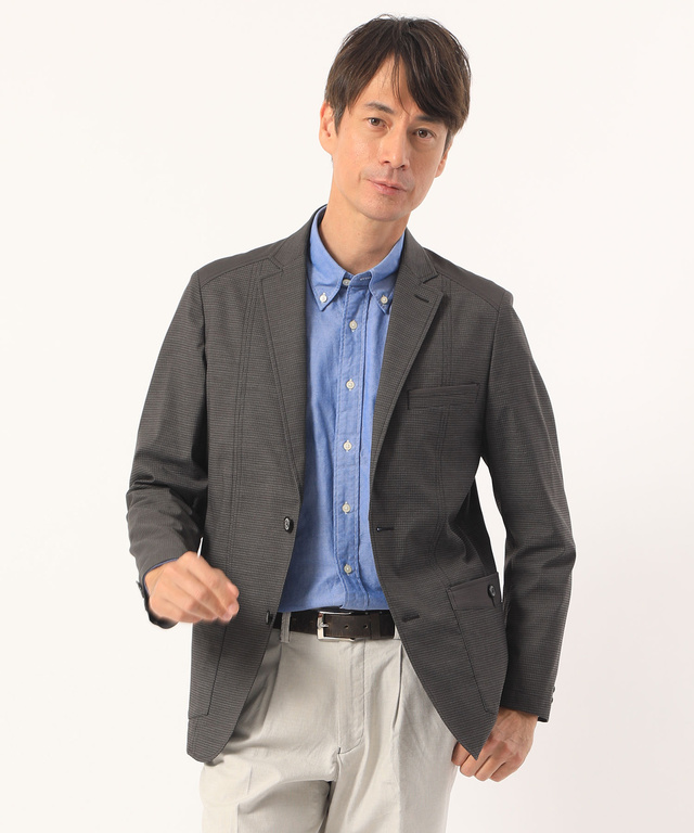 千鳥切替えジャケット