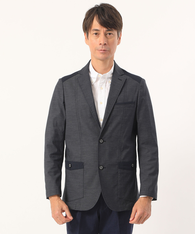 千鳥切替えジャケット