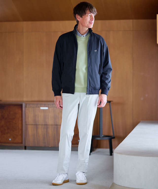 ハウンド ブルゾン 【クロコダイルタータン】【日本製生地】