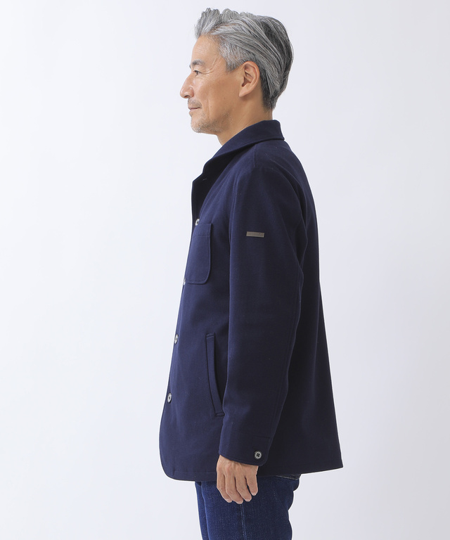 ストレッチ ショールカラージャケット