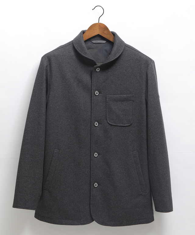 ストレッチ ショールカラージャケット