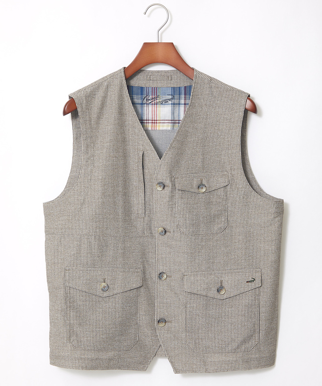 ポケットデザイン ベスト【手洗いOK】