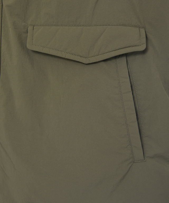 ナイロン フード付き ダウンコート【撥水加工】