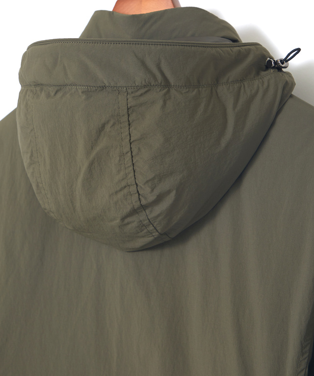ナイロン フード付き ダウンコート【撥水加工】