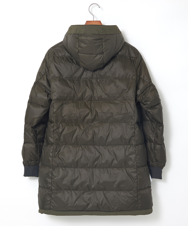 ナイロン フード付き ダウンコート【撥水加工】