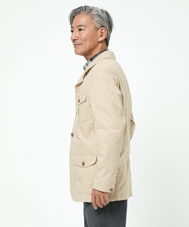 フラップポケット付 ジャケット