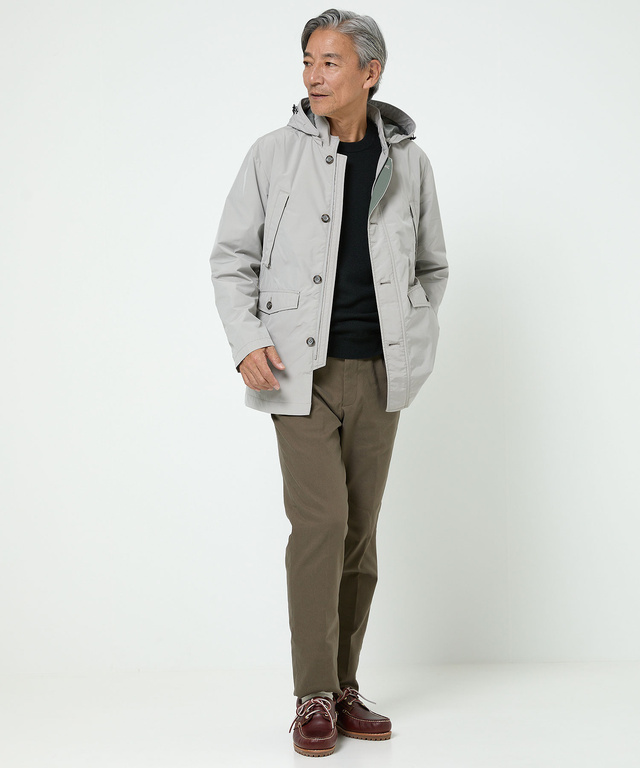 タフタ フード付き マウンテン パーカー