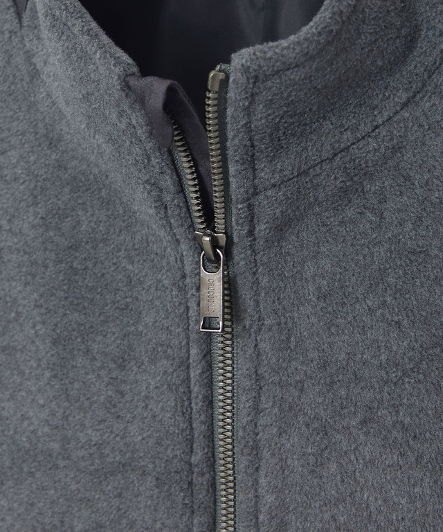 フリース スタンドカラー ジャケット