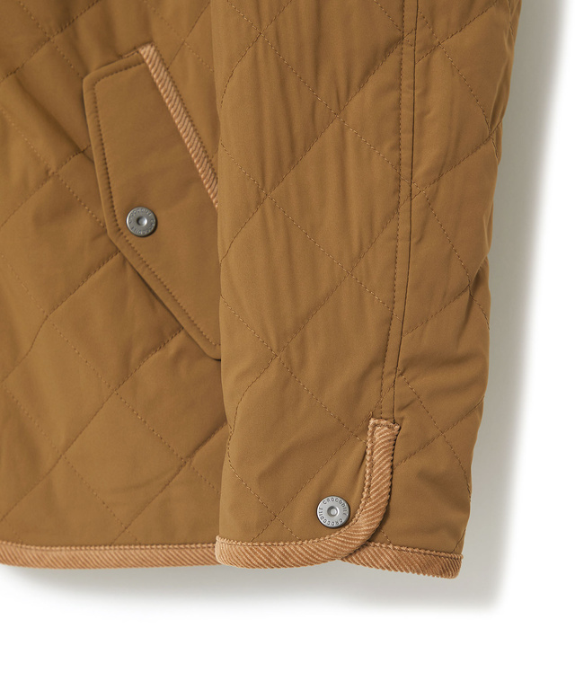 スタンドカラー キルティング ジャケット