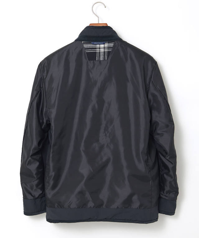 スタンドカラー キルティング ジャケット