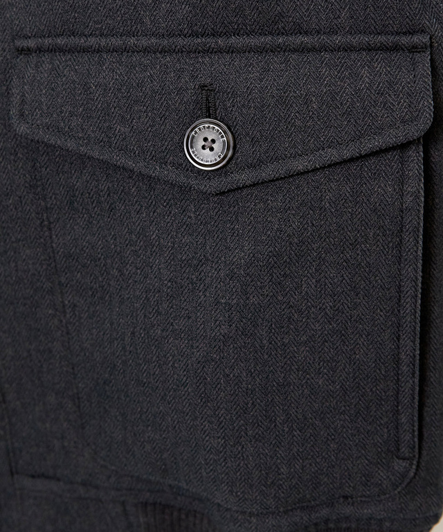 クロコダイルタータン 中綿 ブルゾン