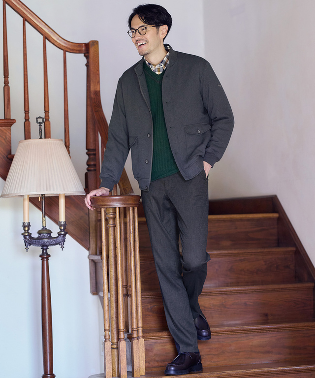 クロコダイルタータン 中綿 ブルゾン