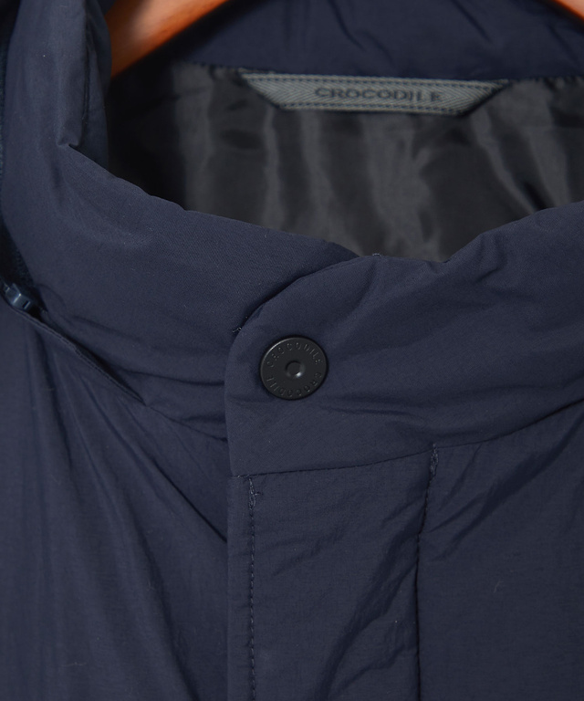 タフタ素材 フード付き ダウンコート【撥水】