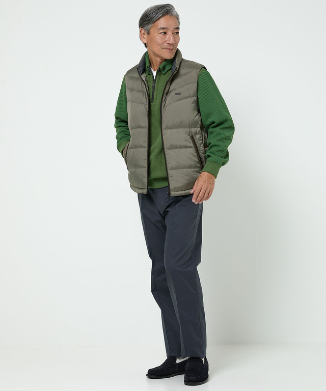 キルティング ダウン ベスト