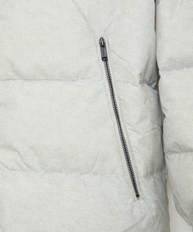 ウールライクプリント ダウン ジャケット