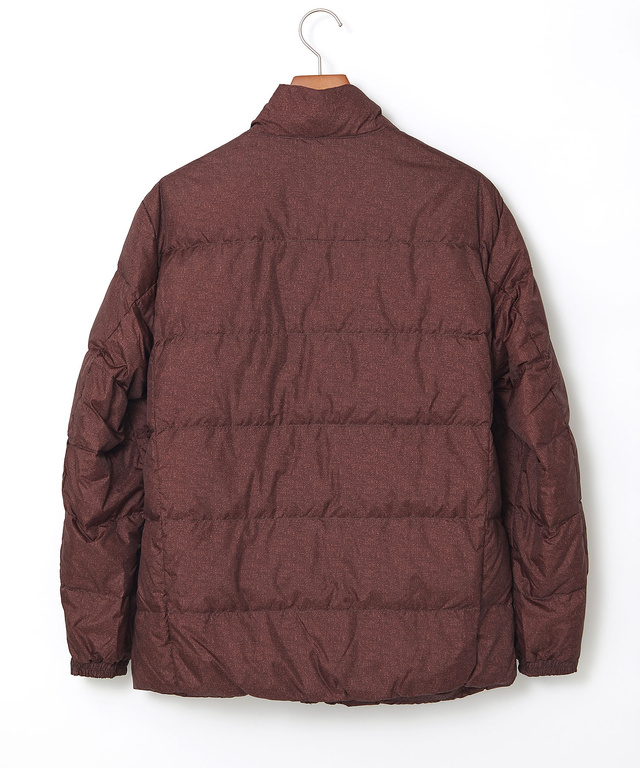 ウールライクプリント ダウン ジャケット