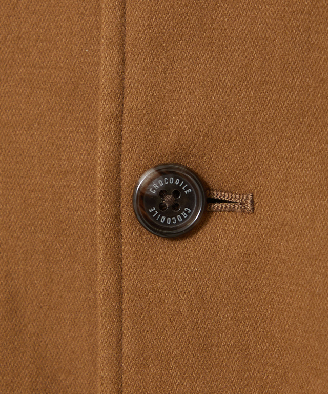 ジャージーメルトン スタンドカラー ジャケット