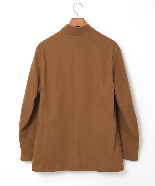 ジャージーメルトン スタンドカラー ジャケット