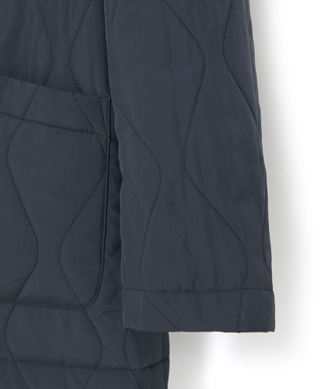 キルティング ステンカラー ジャケット