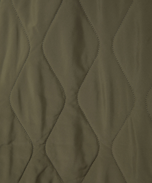 キルティング ステンカラー ジャケット