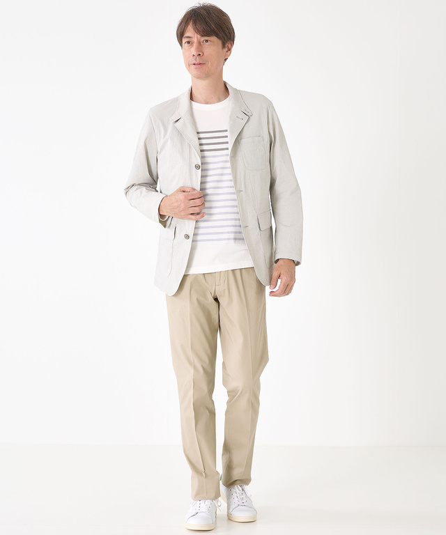 ドビー ストレッチ テーラードジャケット