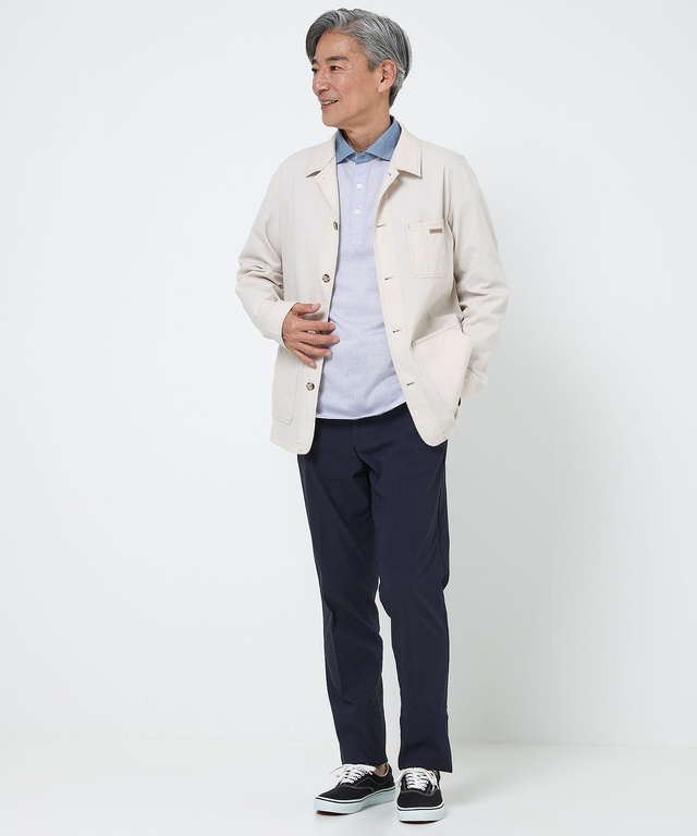 ピケ カバーオール ジャケット