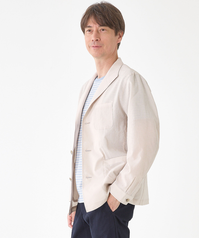 リネンライク 2WAY カバーオール