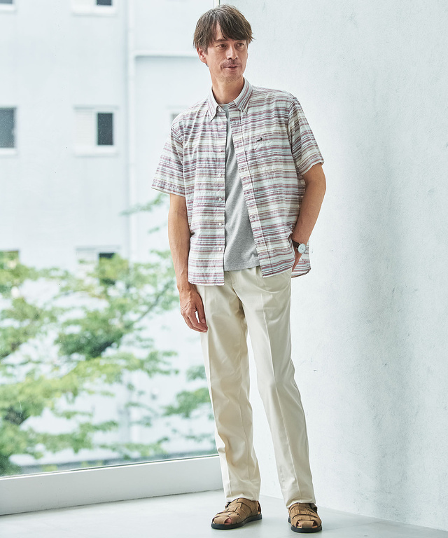 【ベストセラー】ドライタッチ 2タック パンツ【吸汗速乾】