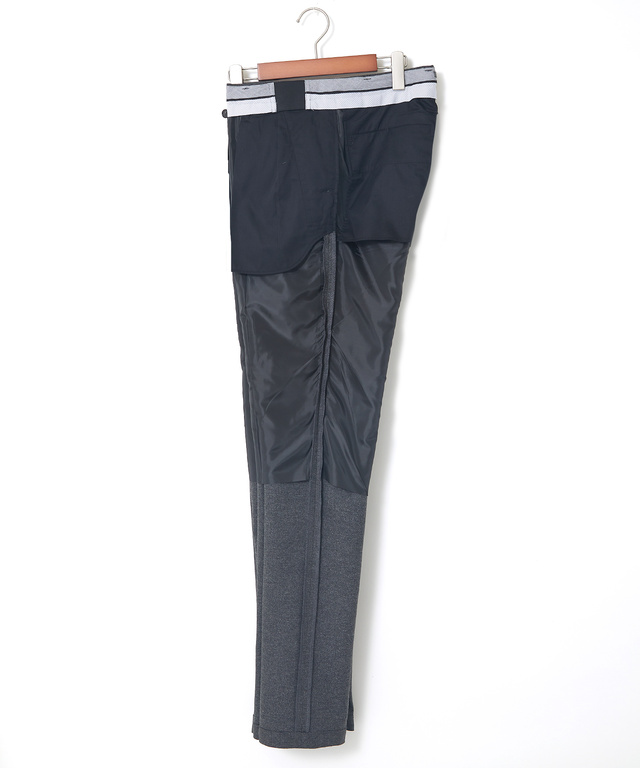 尾州生地ウールブレンド アジャスターパンツ