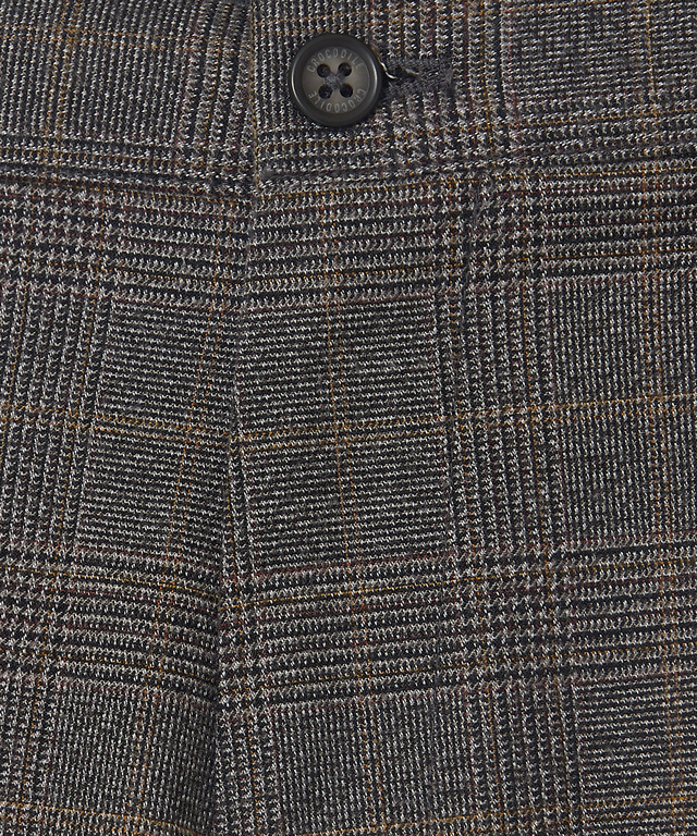 グレンチェック柄 イージーパンツ