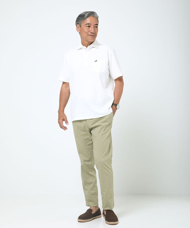 ツイルタック ストレッチ パンツ【接触冷感】【UV加工】