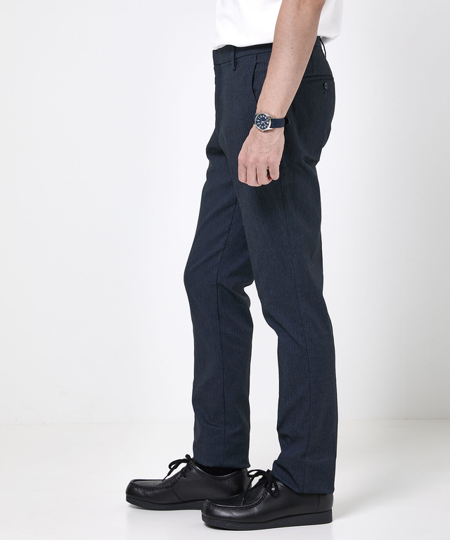 ヘリンボーン柄 裏起毛 パンツ