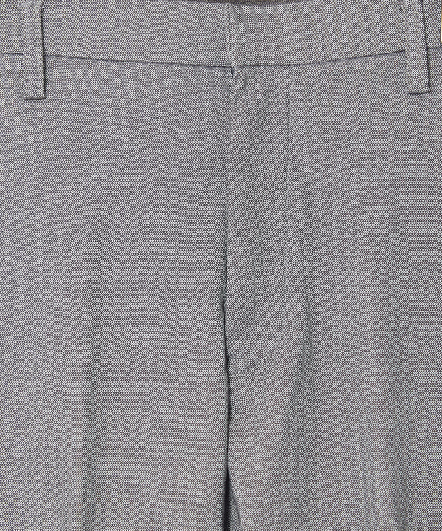 ヘリンボーン柄 裏起毛 パンツ