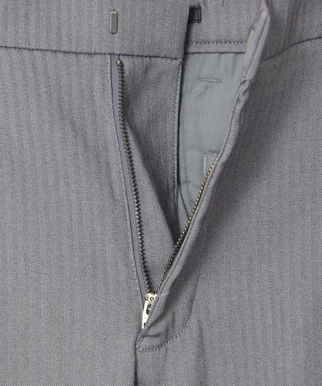 ヘリンボーン柄 裏起毛 パンツ