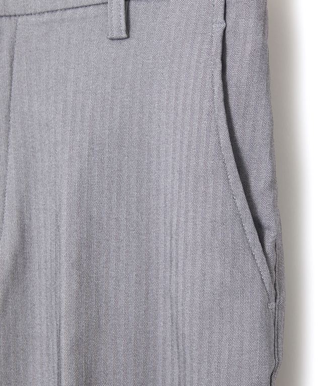 ヘリンボーン柄 裏起毛 パンツ