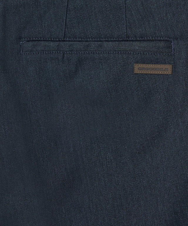 ヘリンボーン柄 裏起毛 パンツ