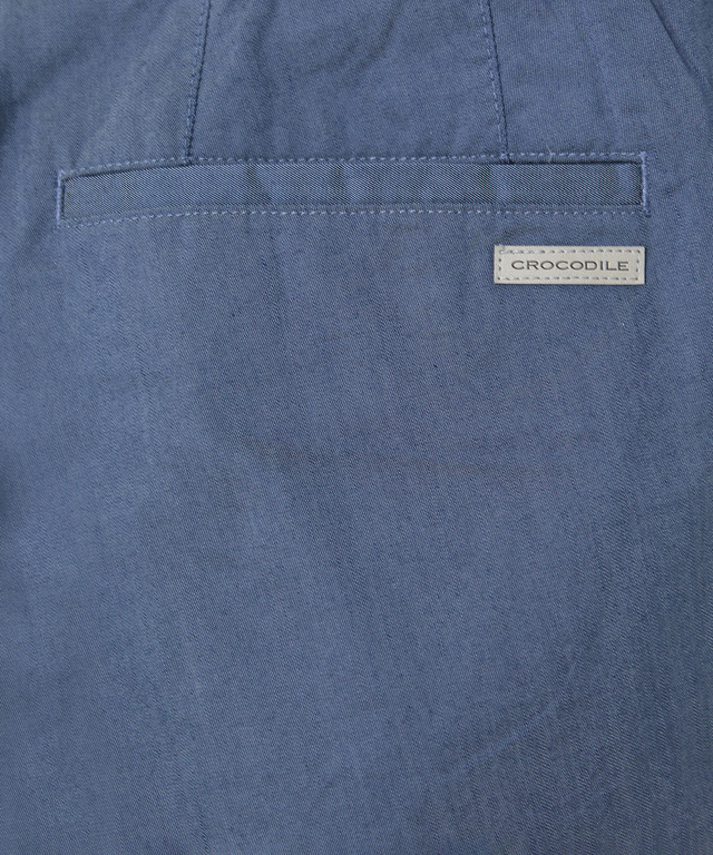 デニムライク ストレッチ ショートパンツ