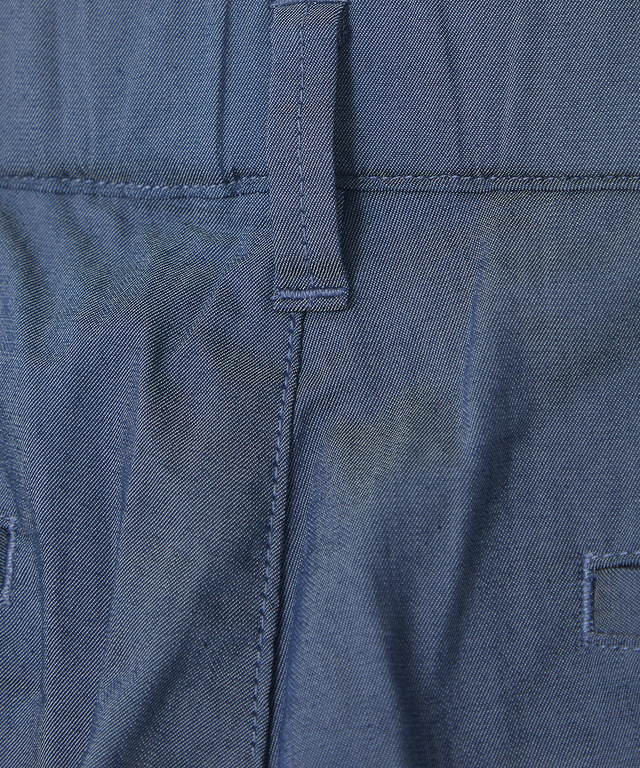 デニムライク ストレッチ ショートパンツ