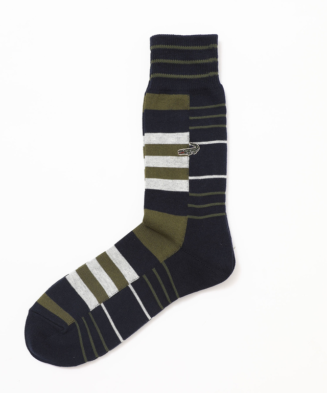 切り替え ボーダー ソックス