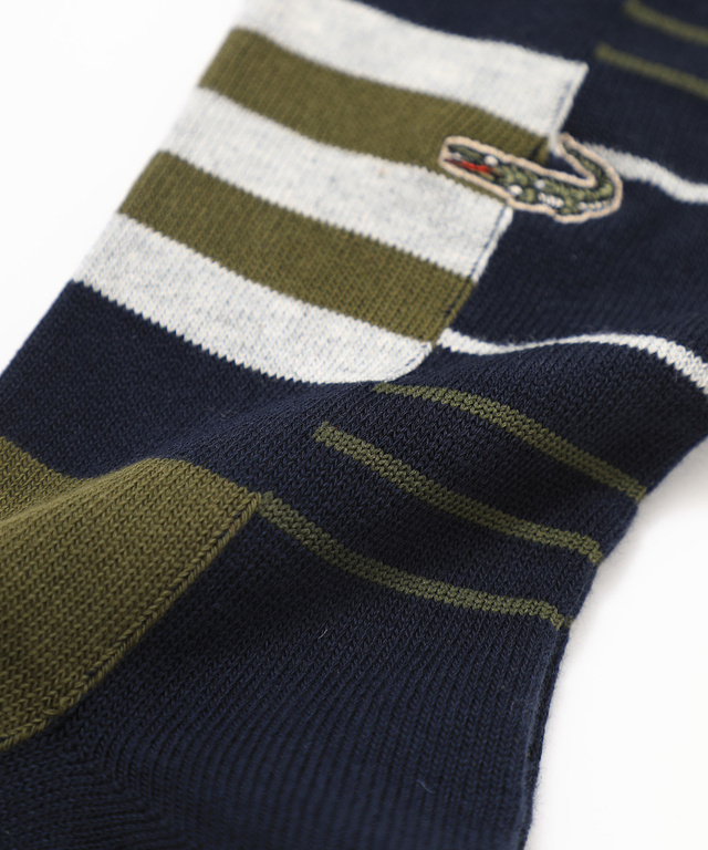 切り替え ボーダー ソックス