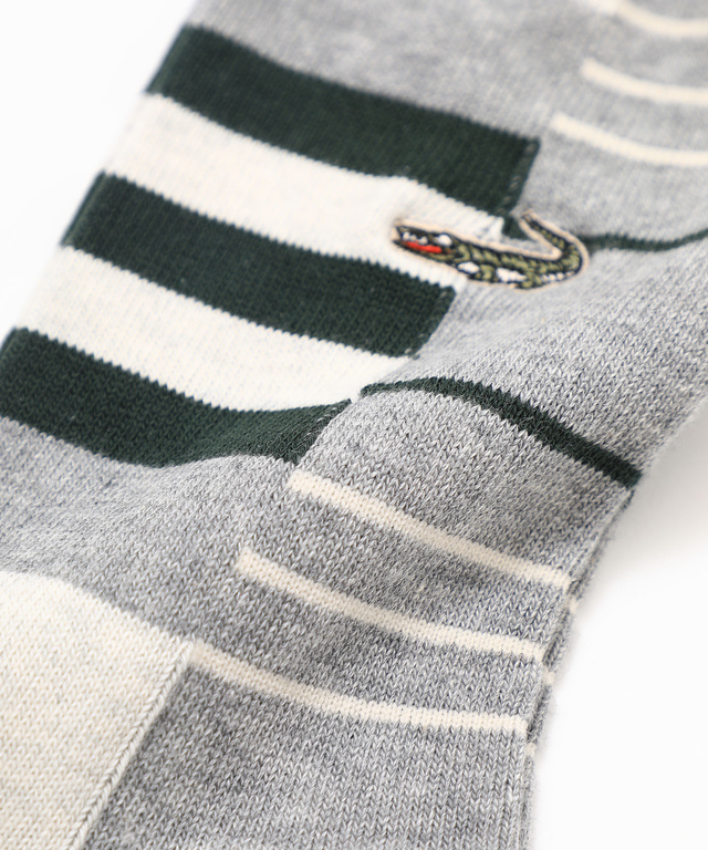 切り替え ボーダー ソックス