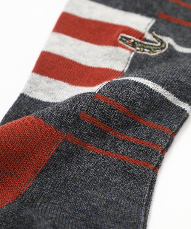 切り替え ボーダー ソックス